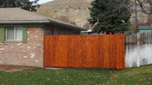 Image of a wood fence