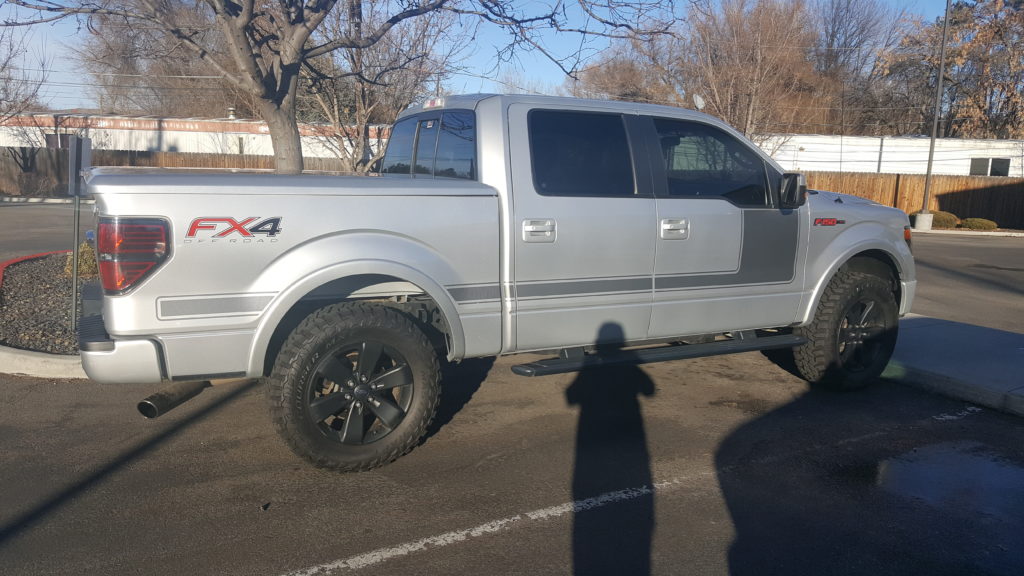 Image of silver 2013 Ford F150