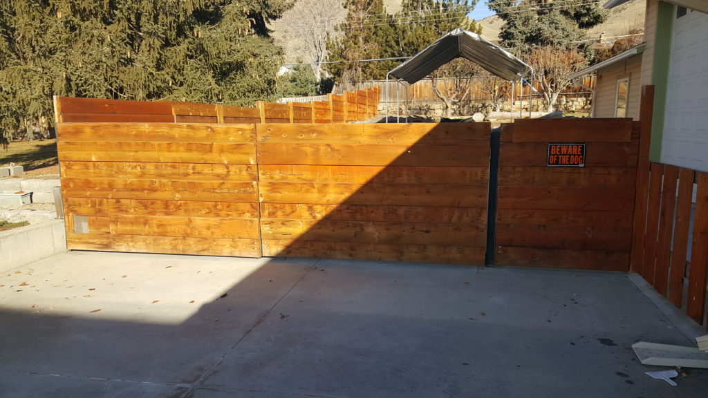 Image of a wood fence