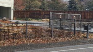 Image of an iron fence