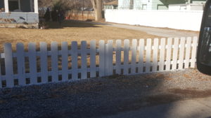 Image of small picket fence