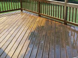 Image of power washed deck