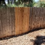 Image of cedar fence pickets replacement